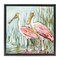 Stupell Industries Spoonbill Birds Pair Floating Frame By Susan Winget